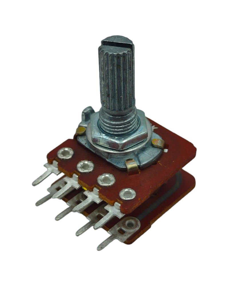 120-637 Potenciometro Doble 50KΩ 8 Pines POT07