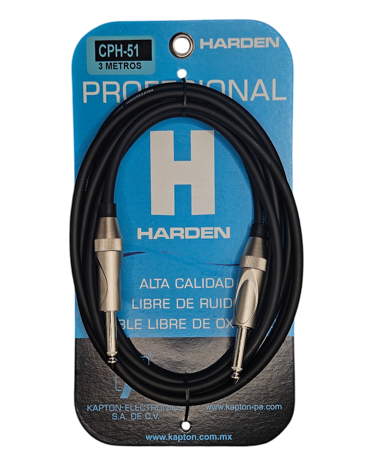 CPH-51 Cable de Audio Plug 6.3mm a Plug 6.3mm 3m
