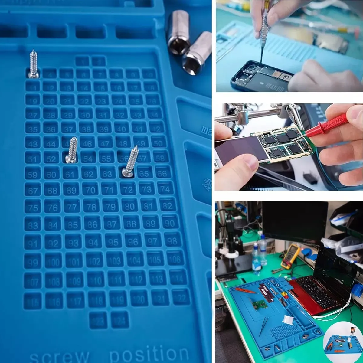 Tapete de Silicon Antiestático | Almohadilla termica para reparacion de equipos electronicos
