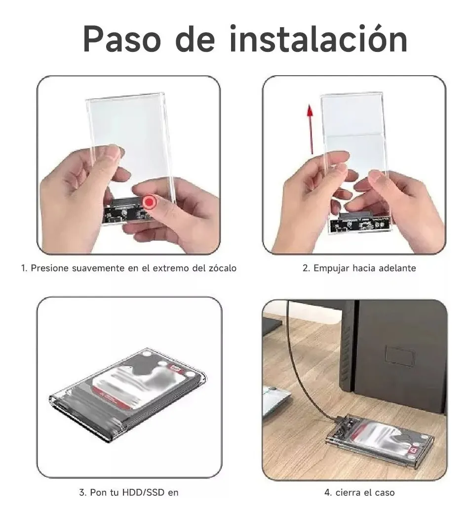 Case para Disco Duro 3.0 externo | Carcasa Hard Drive 2.5"