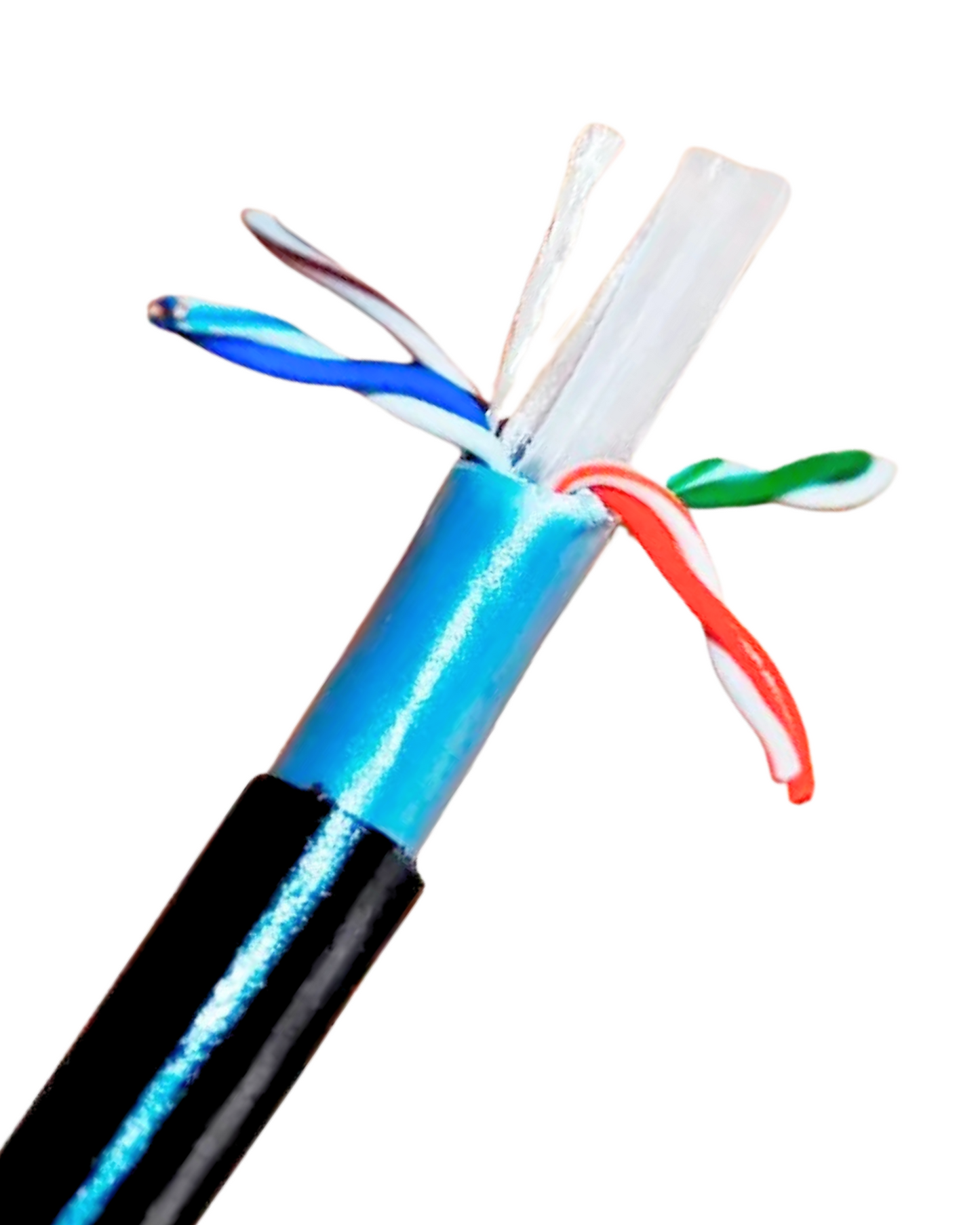 Cable UTP CAT-6 para exterior | Cable de red internet ethernet categoria 6 exterior doble forro