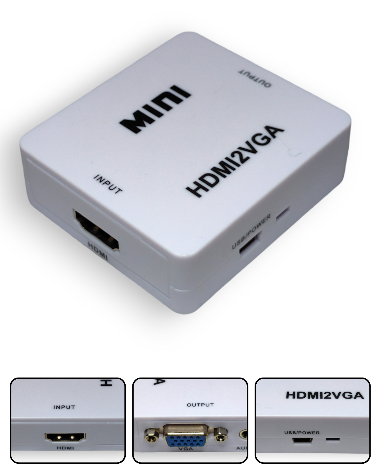 Convertidor de Audio y Video HDMI a VGA HDMI2VGA