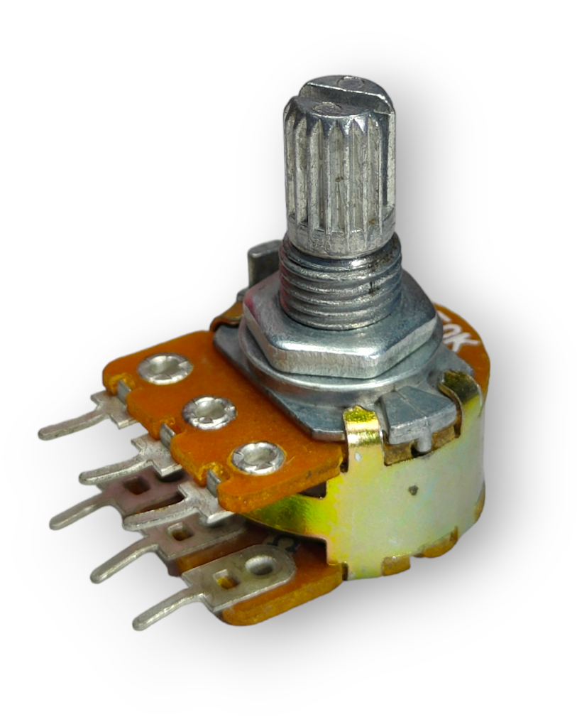 Potenciometro Doble Caña Corta 6 pines POT04 | Proximamente descontinuado