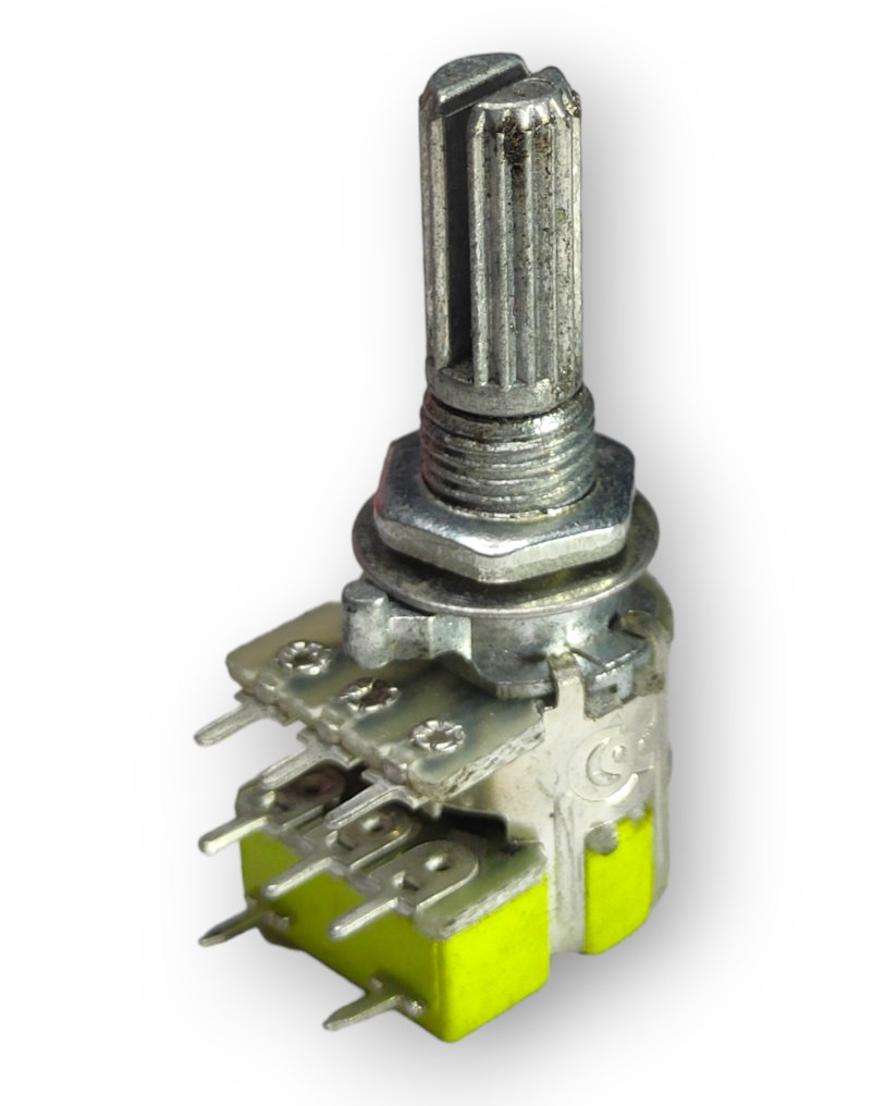 Potenciometro Doble con Switch 50K 8 Pines POT06