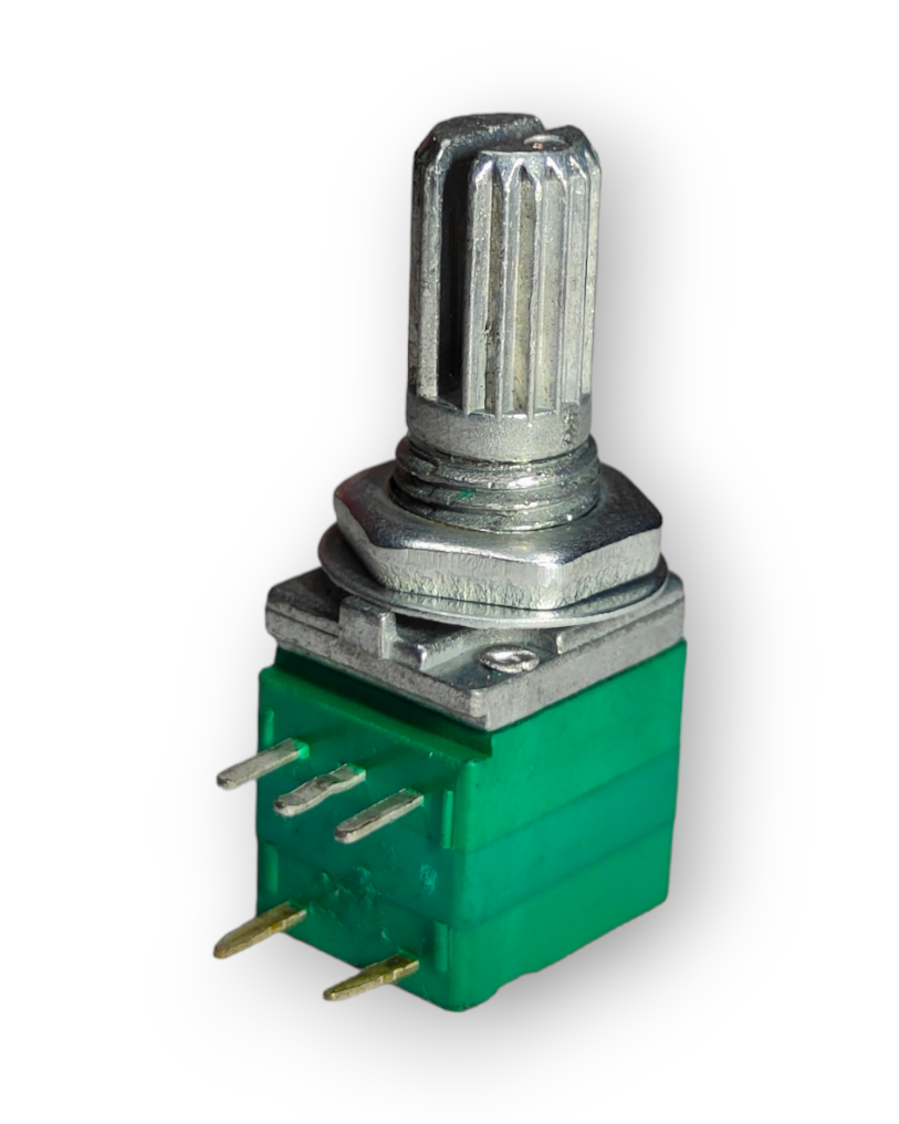 Potenciometro Tipo Walkie Talkie con Switch 5 Pines POT19 | Proximamente descontinuado