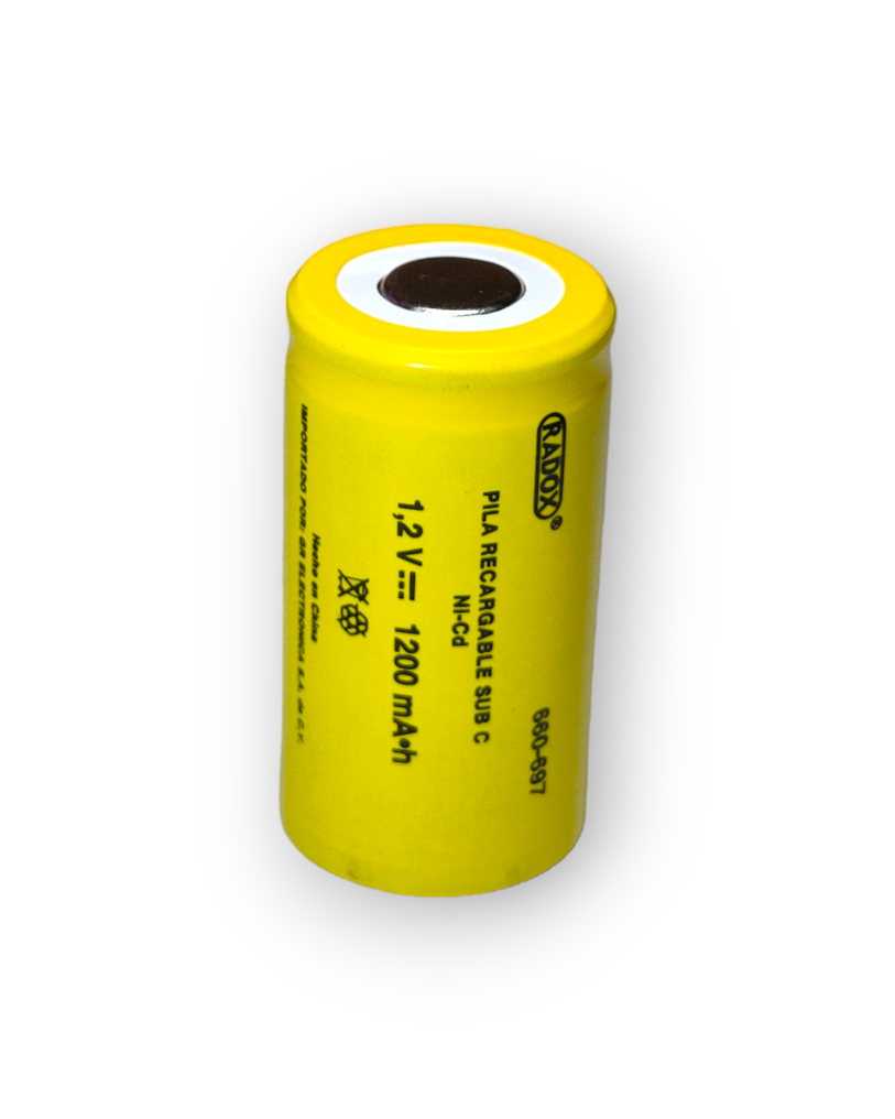 660-697 Pila Sub C Ni-Cd Recargable