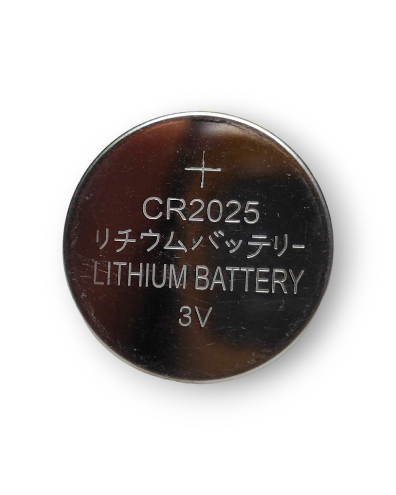 Pila de litio tipo botón CR2025