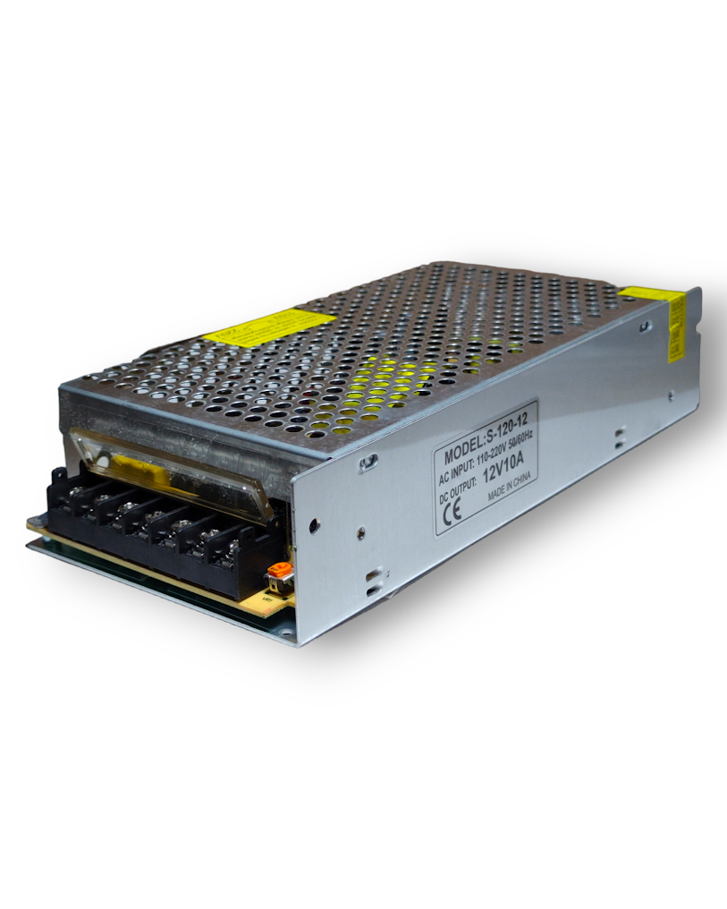 Fuente Conmutada 12V 10A | Fuente de poder 110VAC - 220VAC 120W