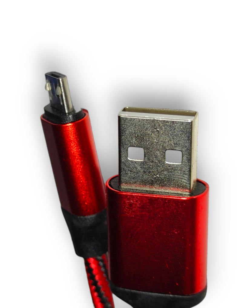 Cable de carga y datos para celular Tela Tipo V8 | 1 metro | Proximamente descontinuado