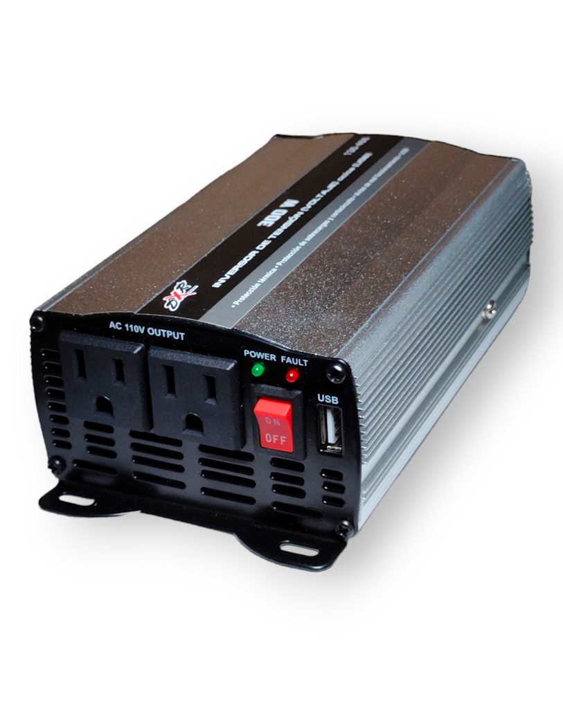 130-466 Inversor de Corriente de 12v a 110v 300w