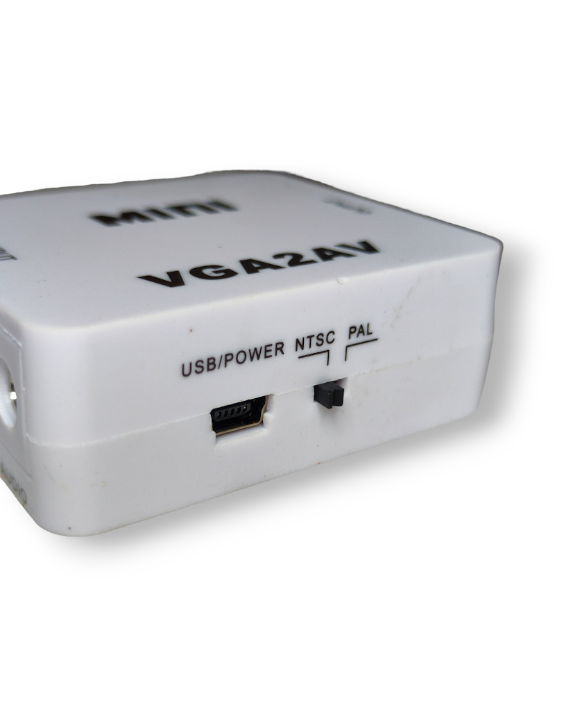 Convertidor de Audio y Video VGA a RCA VGA2AV