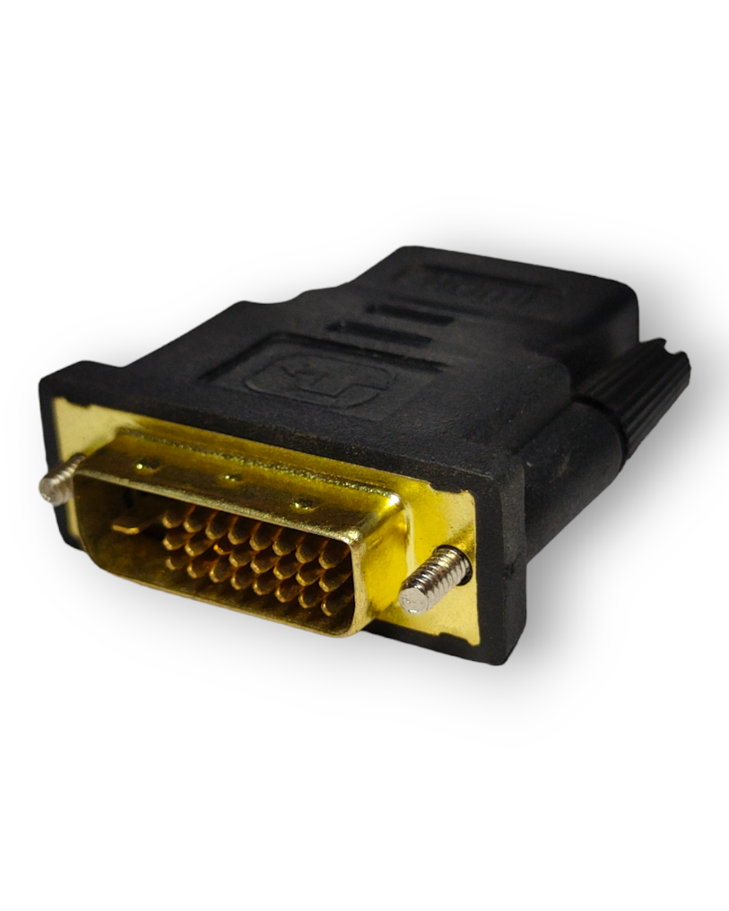 Adaptador Unidireccional Macho DVI a Hembra HDMI