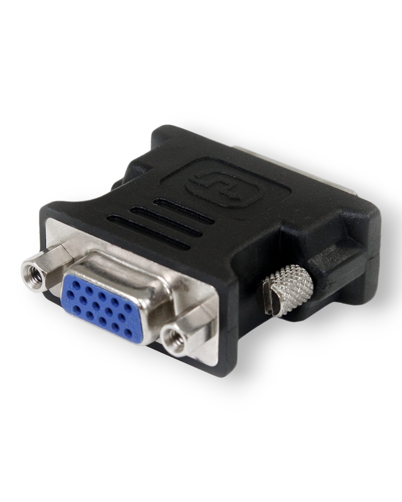Adaptador Unidireccional DVI a VGA | DVI 24+5 macho a VGA Hembra