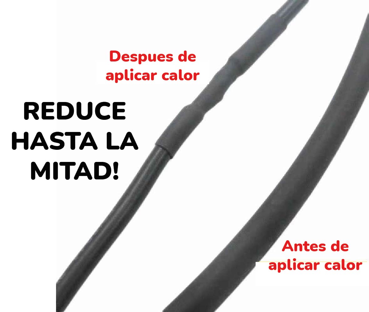 Tubo Aislante Termo Contráctil Thermofit Diámetro 3/16" | T03163