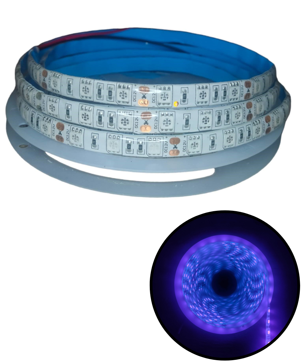 Rollo de Tira de LED 5050 12v 5m | Incluye Fuente de Alimentación