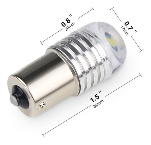 Foco LED automotriz | 1 Polo Pata Pareja 1156 | Diferentes Colores