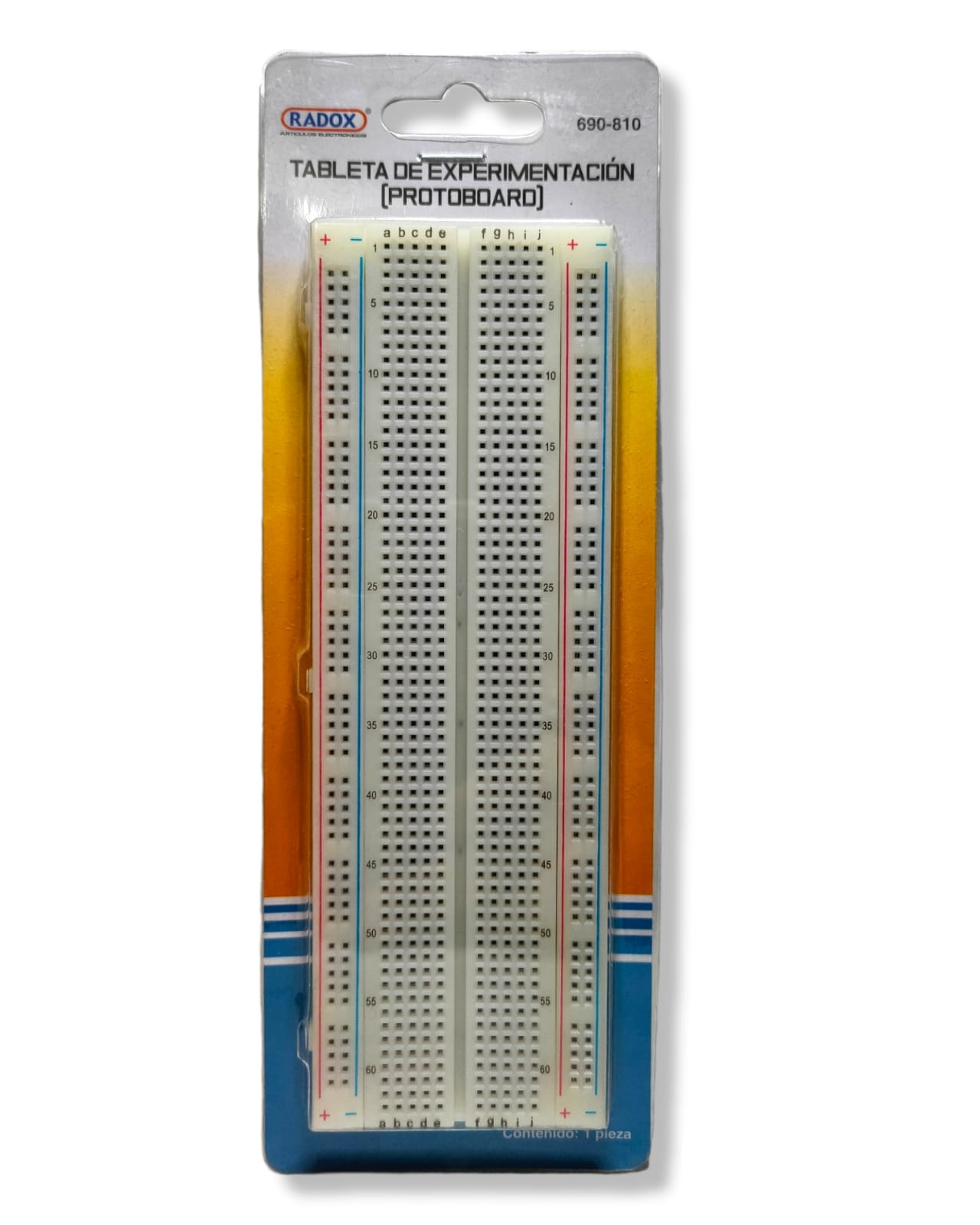 690-810 Placa Protoboard | Placa experimentos tipo proto 830 puntos