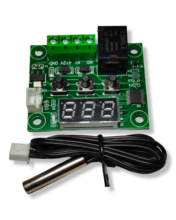 Sensor de Temperatura DC 12V Impermeable NTC W1209