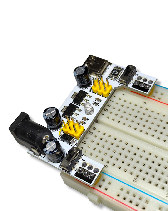Fuente de Protoboard B102 3.3 V 5V | Fuente para protoboard grande