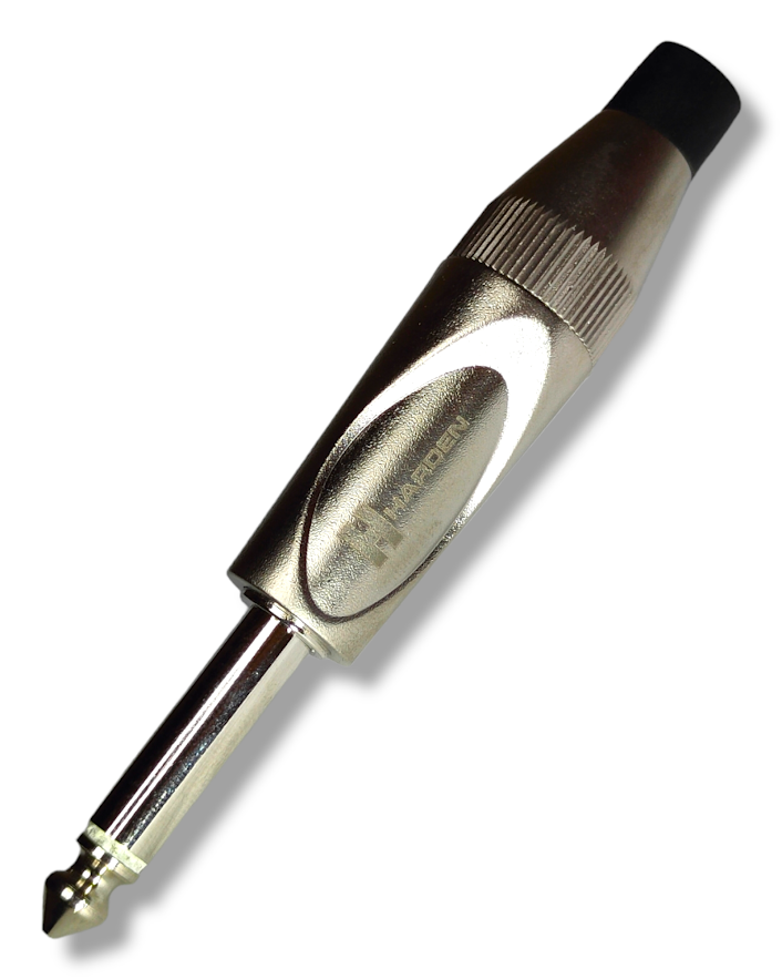 Plug 6.3mm Monoaural Metálico PL-165N PLU008