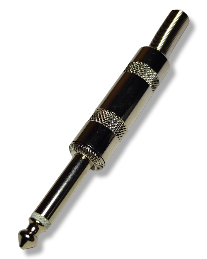 Plug 6.3mm Monoaural Metálico PL-161MB PLU114