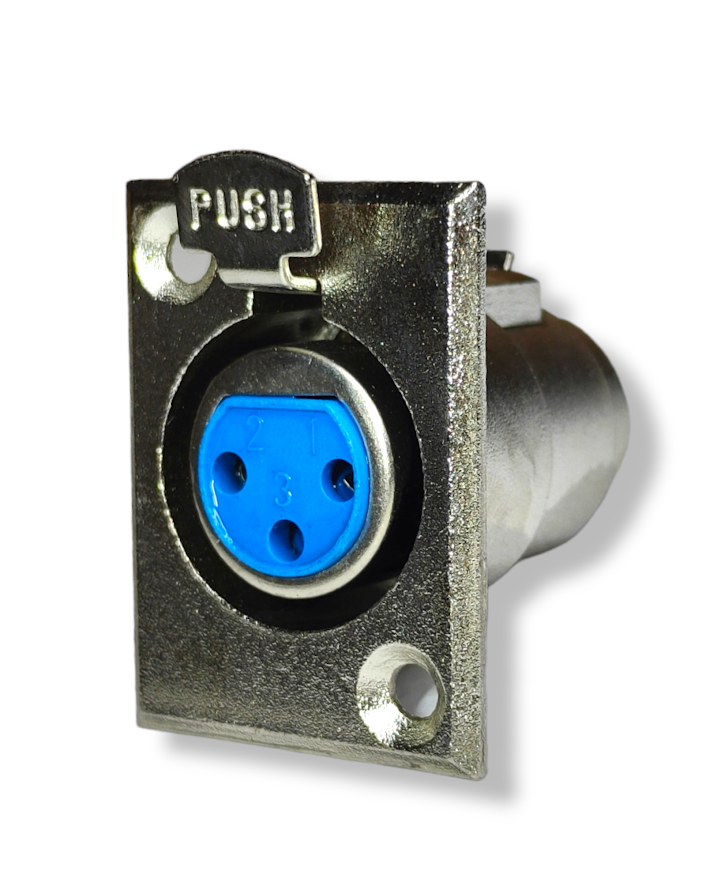 Conector Cannon XLR para Chasis Metálico | Plug XLR | Jack XLR | Diferentes modelos