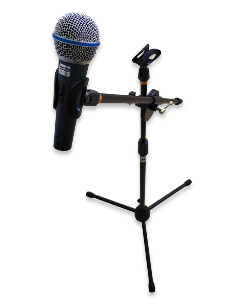 Soporte Tripie Stand Doble Para Micrófono KST-107