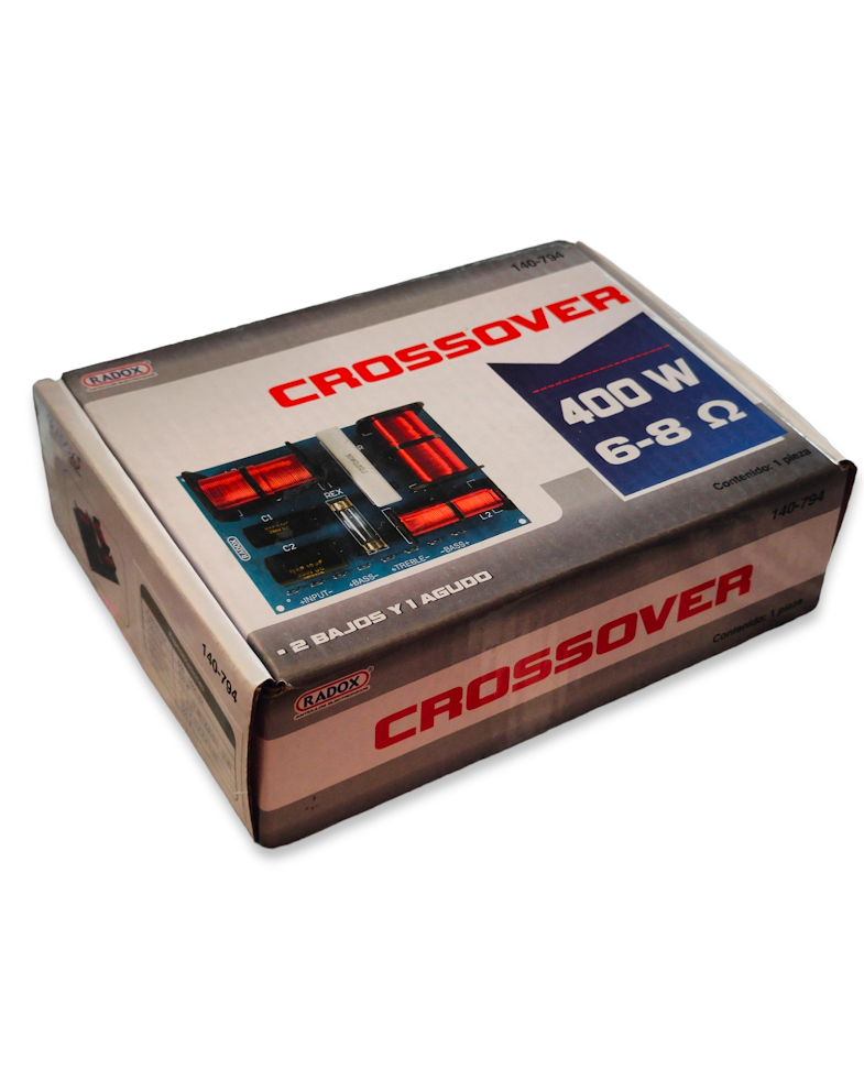 140-794 Crossover 3 vías, 2 Bajos 1 Agudo 400w