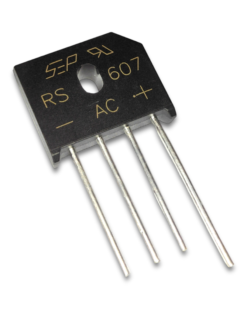 Puente Rectificador de Diodos 6A Lineal RS607XV