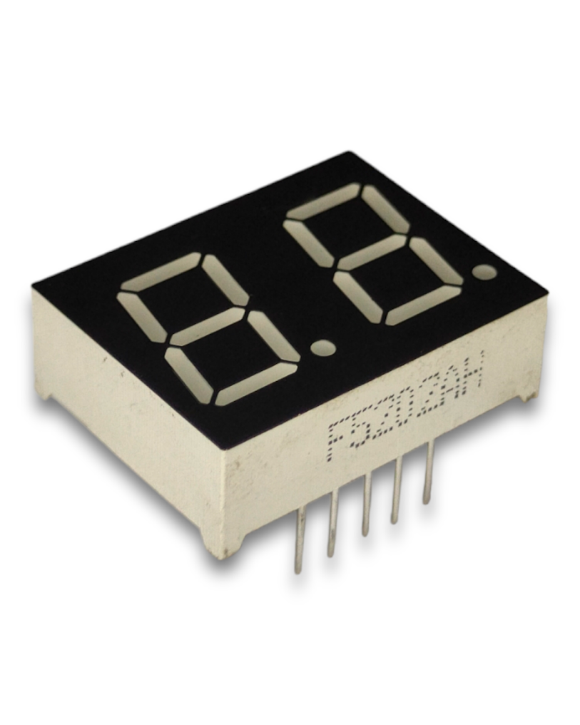 Display de 2 Dígitos 7 Segmentos por Digito