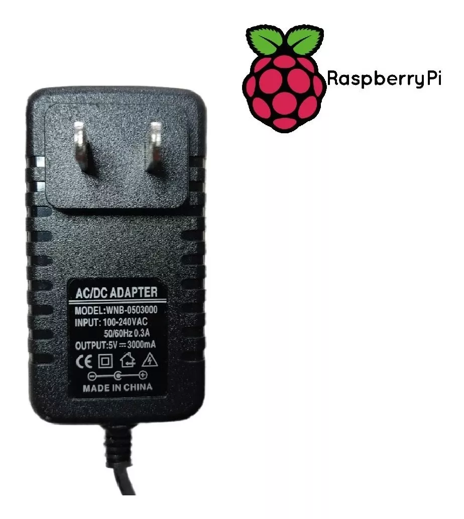 Fuente de alimentación para Raspberry Pi (eliminador) 5V 3A - Geek