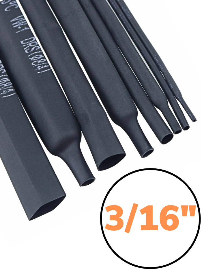Tubo Aislante Termo Contráctil Thermofit Diámetro 3/16" | T03163