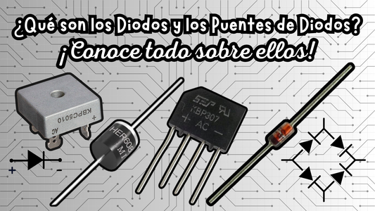 ¿Qué es un diodo? ¿Cuál es su función? ¿Que es un puente de diodos?👀🔍