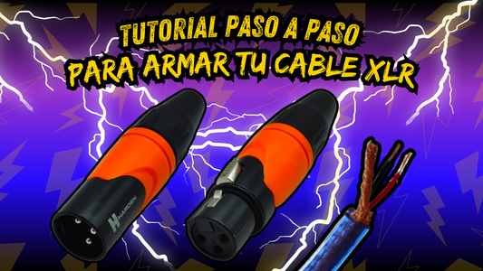 Guía para armar tu cable de audio XLR - Cannon 🥸☝️🔊