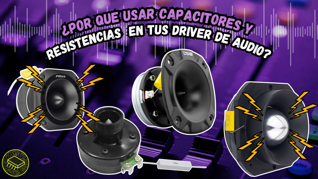 ¿Por que los Driver de Audio Usan Capacitores y Resistencias? 🤔👀