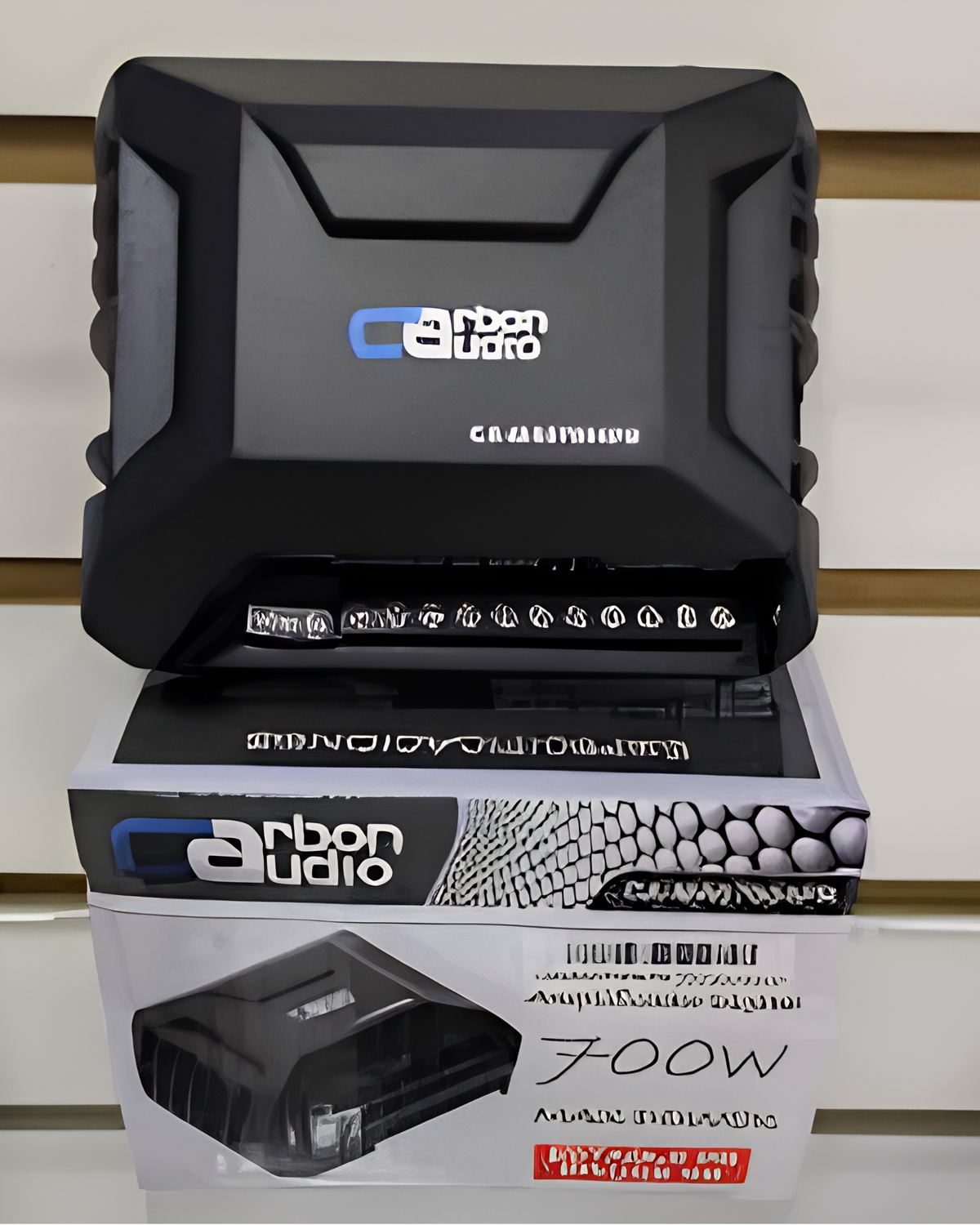 Amplificador de bolsillo Carbon Audio 2800W | Amplificador digital para carro | Fuente para woofer de coche