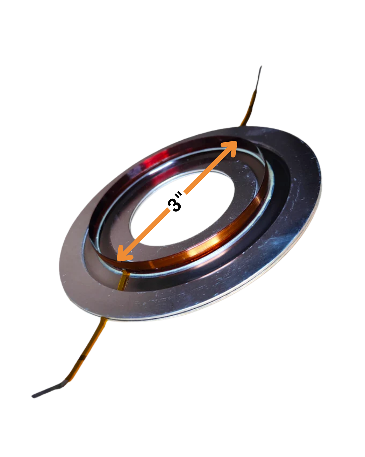 175-518 Diafragma 2.8" de Titanio Para Tweeter Bala Tipo Pyramid TW-57 8Ω
