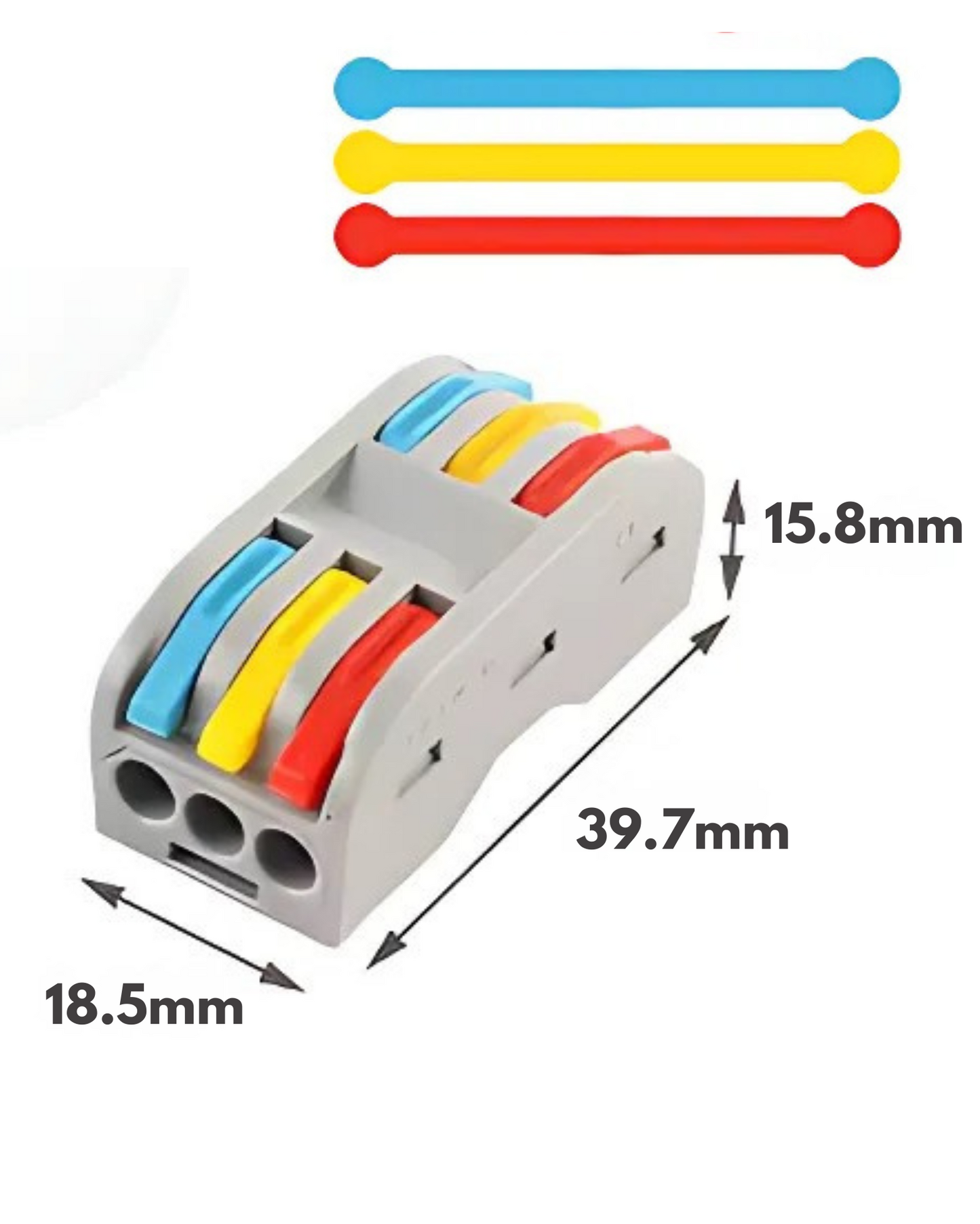 Conector eléctrico PCT de empalme rápido| Conector rápido de palanca | Diferentes modelos
