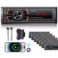 Autoestereo 1 Din MP3 Bluetooth Radio Auxiliar USB SD | Estereo Automotriz sencillo HIVOZ