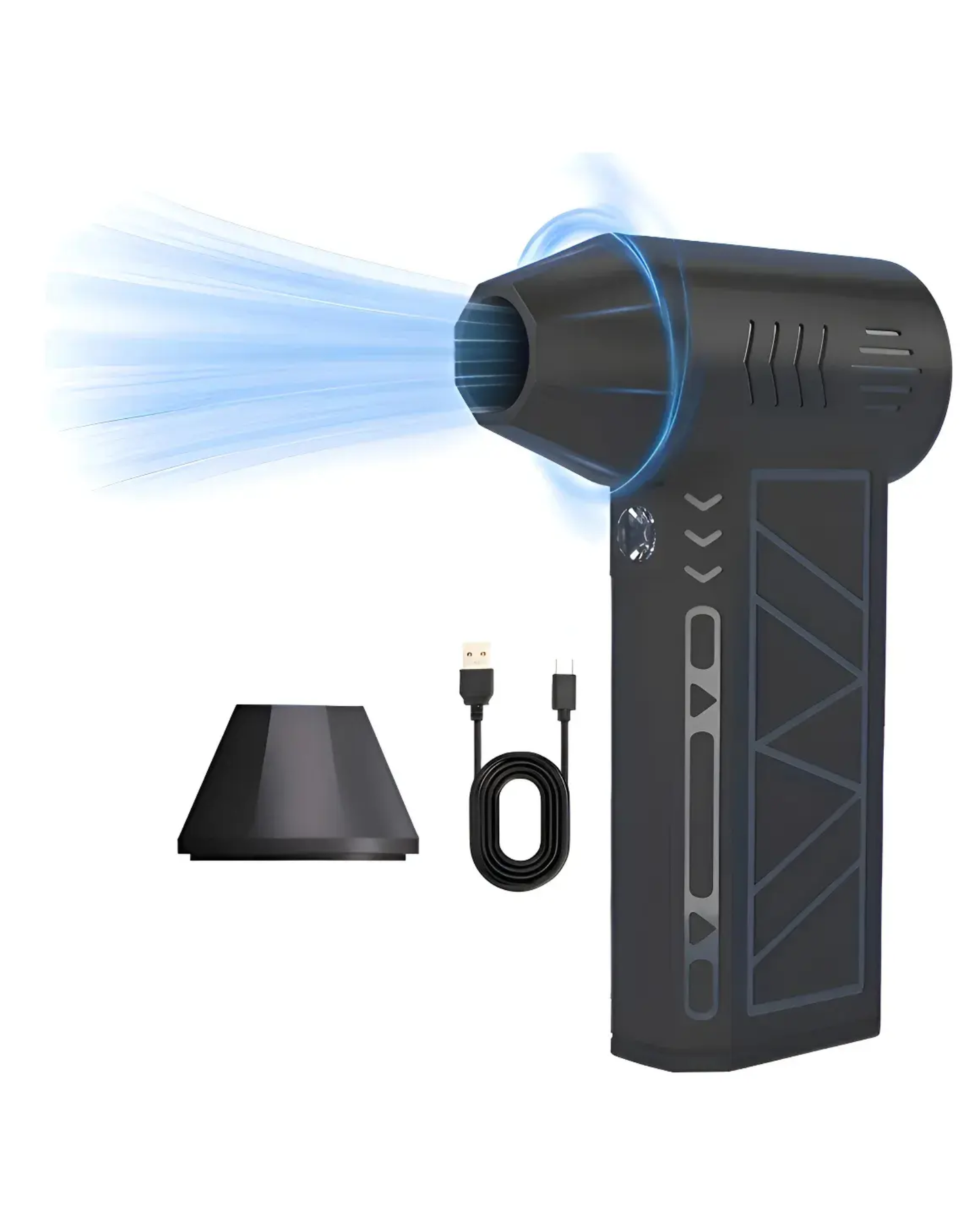 Turbina de mano recargable | Ventilador Turbo Mini JET | Pistola sopladora para limpieza de polvo