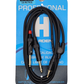 CPH-162 Cable de Audio de 1 Plug 3.5 Estereo a 2 Plug 6.3 Monoaural | "Y" de 1 Plug 3.5mm a 2 Plug 6.3mm