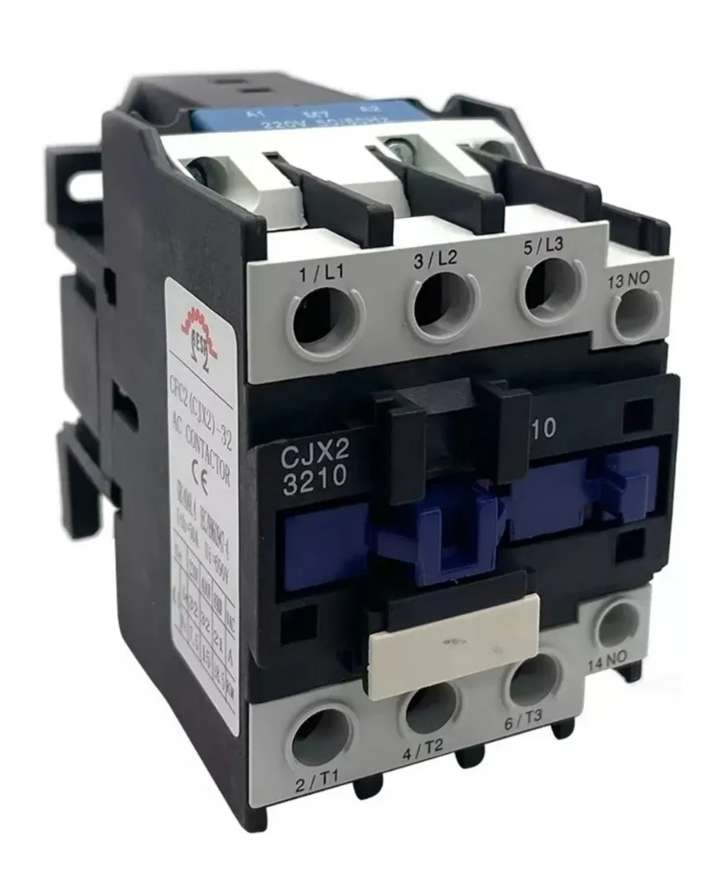 Contactor electrico AC Trifasico 32A | Contactor 110V CJX2-3210 110V AC