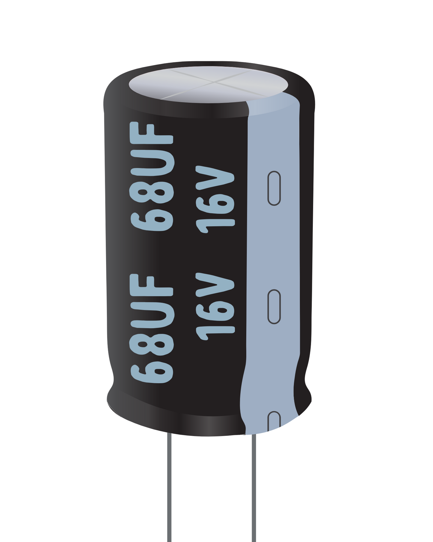 Capacitor Electrolítico 68mf Diferentes Voltajes