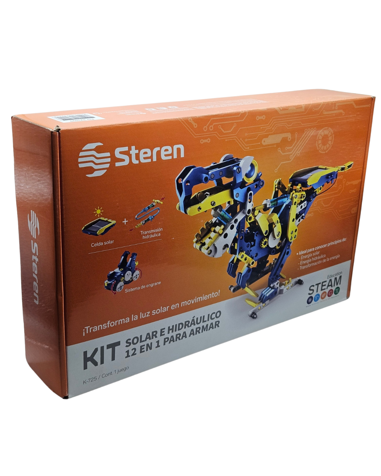 Kit Solar e Hidráulico 12 en 1 Para Armar K-725