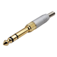 PL-140 Plug 3.5mm con Adaptador de Rosca de 3.5 a 6.3mm PLU050