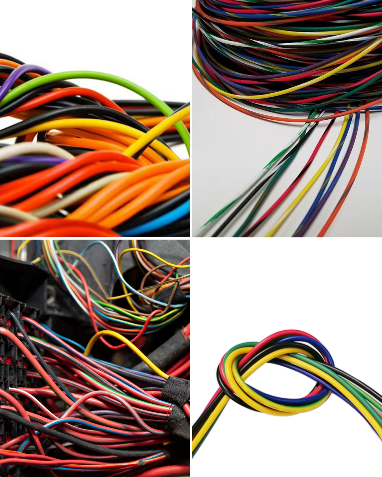 Cable unipolar calibre 16 Eléctrico Automotriz | Rollo 100 metros Cable 100% cobre 16AWG