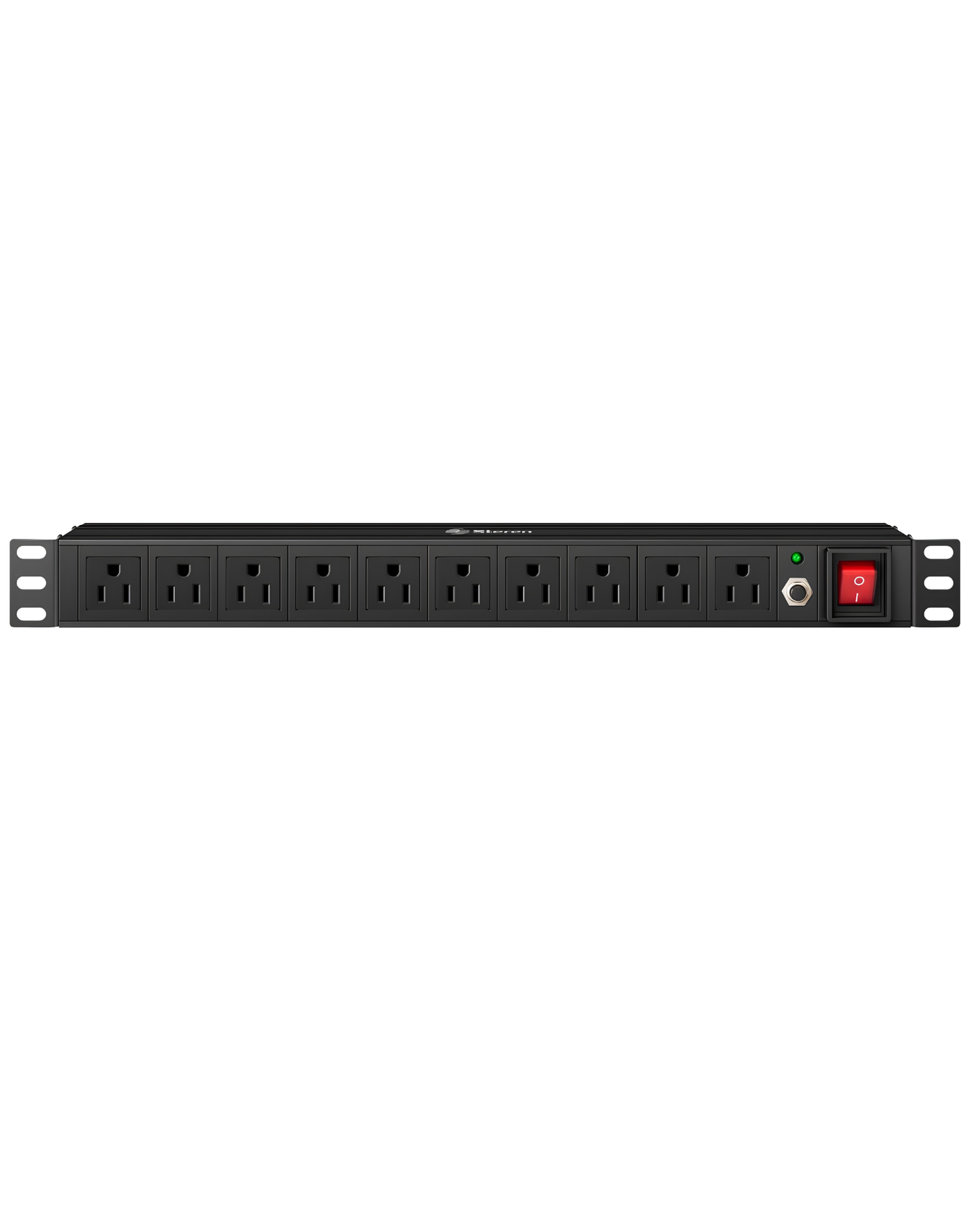 Multicontacto Para Rack de 10 Contactos Con Supresor de Picos MOR-015