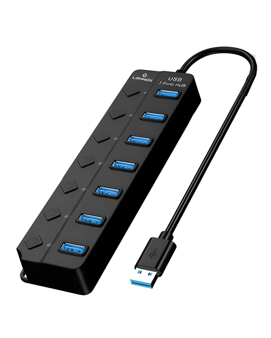 HUB USB 7 Puertos 3.0 | HUB multipuerto USB
