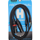 CPH-172 Cable de Audio de 1 Plug 3.5 Estéreo 2 Cannon Macho | "Y" de 1 Plug 3.5mm a 2 XLR Macho