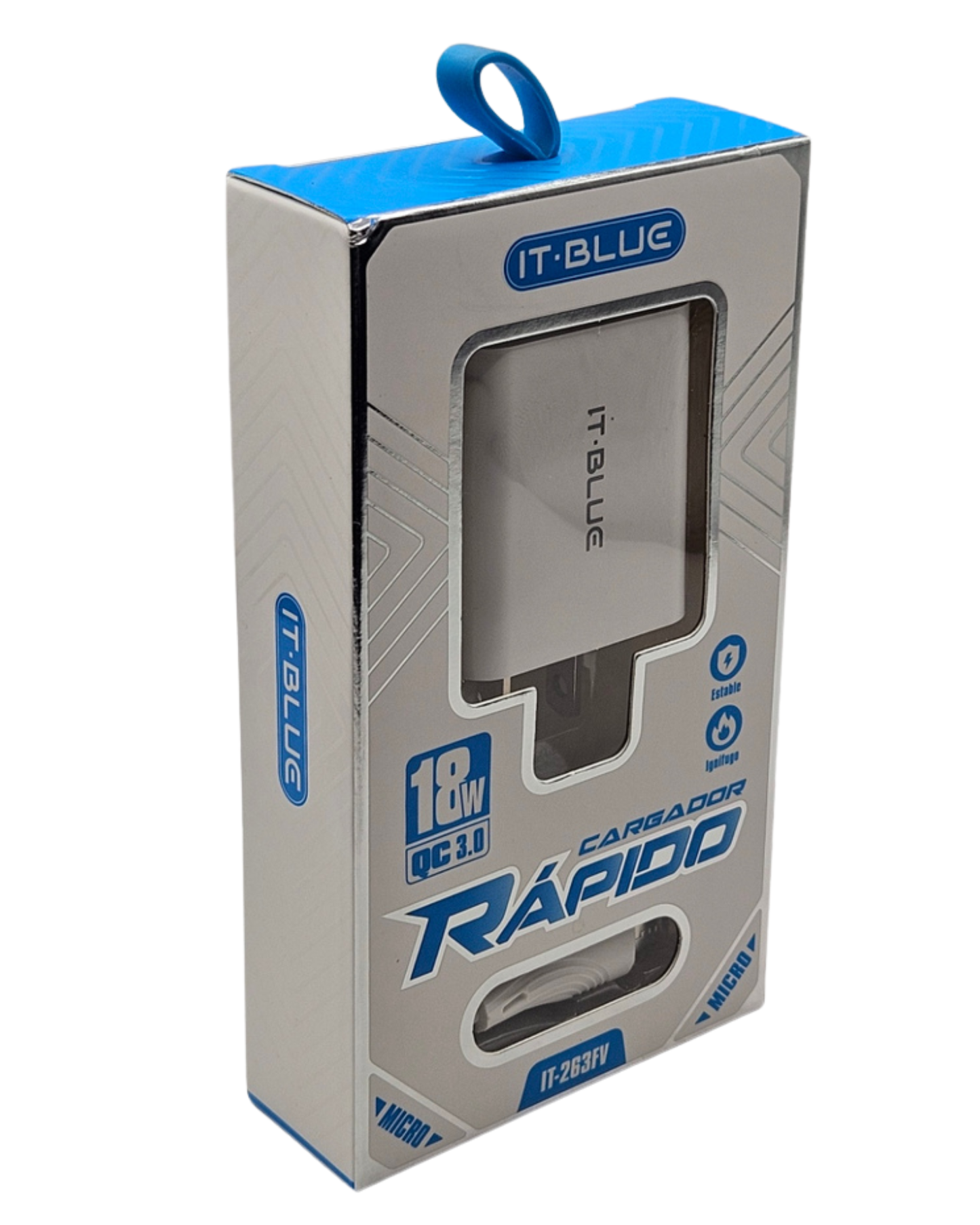 Cargador V8 para celular | Cargador de telefono entrada V8 micro USB | IT-263FV